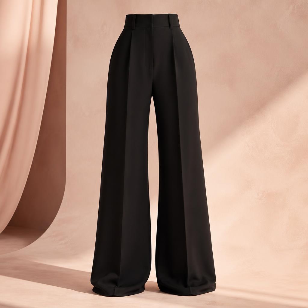 Calça Wide Leg Alfaiataria Preta