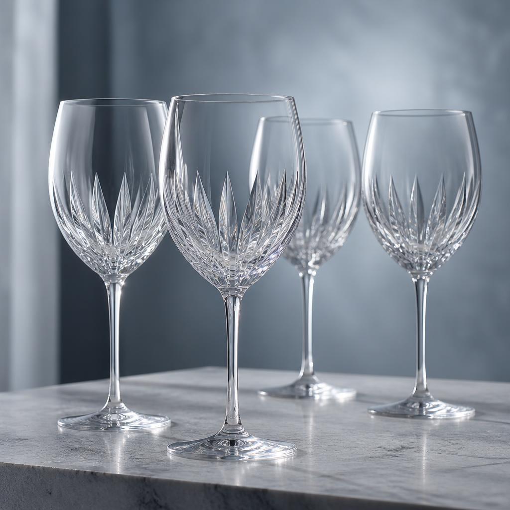 Conjunto 4 Taças de Cristal Ecológico